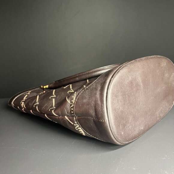 Rudolph Valentino brown handbag EUC - Picture 4 of 5